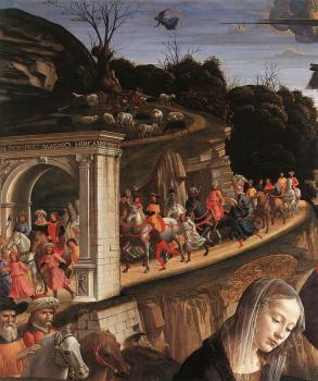 多梅尼科 基爾蘭達約 Adoration of the Shepherds detail 多梅尼科 基爾蘭達約 Adoration of the Shepherds detail